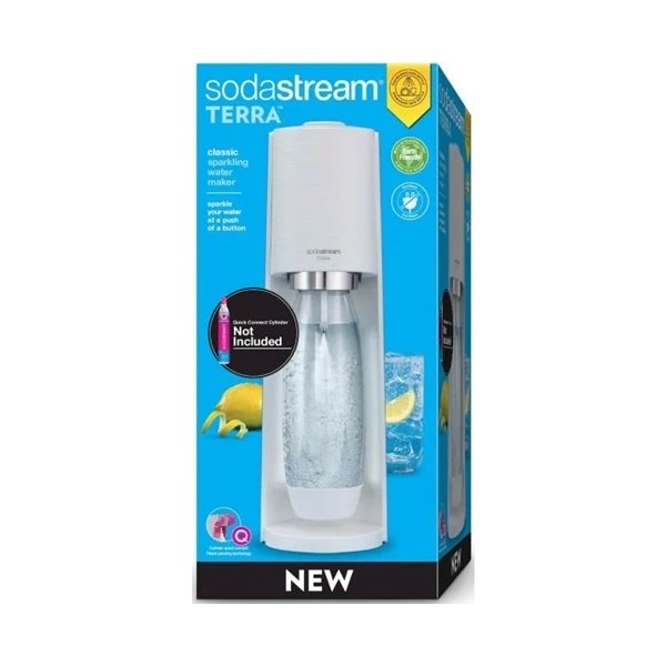 Sodastream Terra White - kolsyremaskin, vit