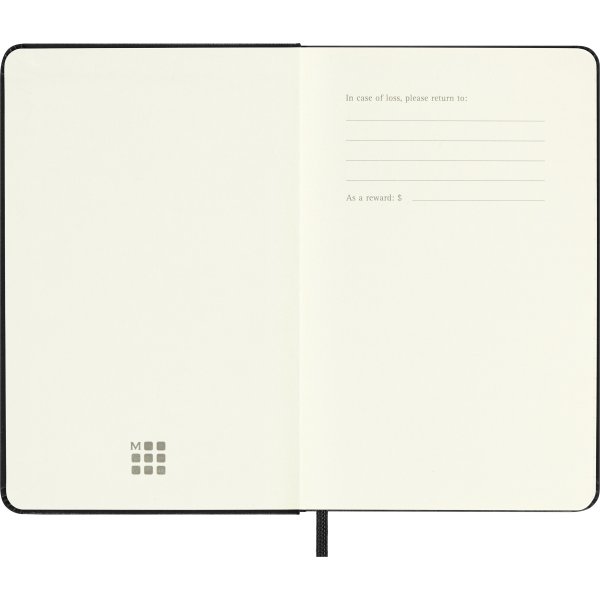 Moleskine 2026 Kalender | H | Dag | Poc. | Svart
