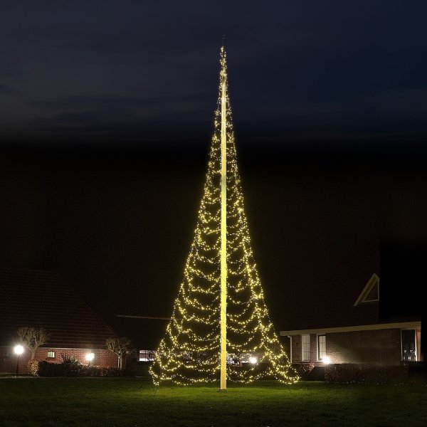 Starlight ljusslinga, flaggstång, 10 m, 4000 LED