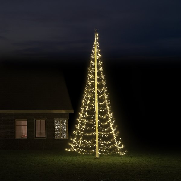 Starlight ljusslinga, flaggstång, 6 m, 1200 LED