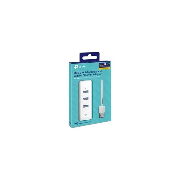 TP-Link 3-portars nav och Gigabit Ethernet-adapter