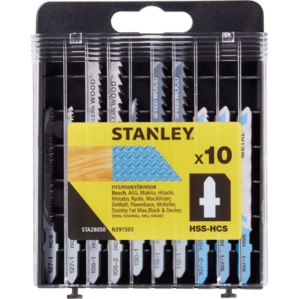 Stanley Sticksågbladset för trä och metall, 10 st.