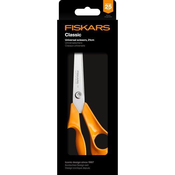 Fiskars Classic universalsax, 21 cm