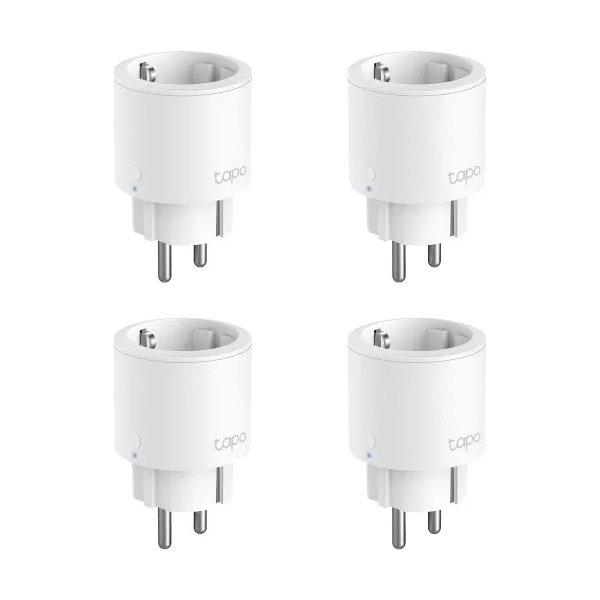 4-pack TP-Link Tapo energiförbruksmätare, vit