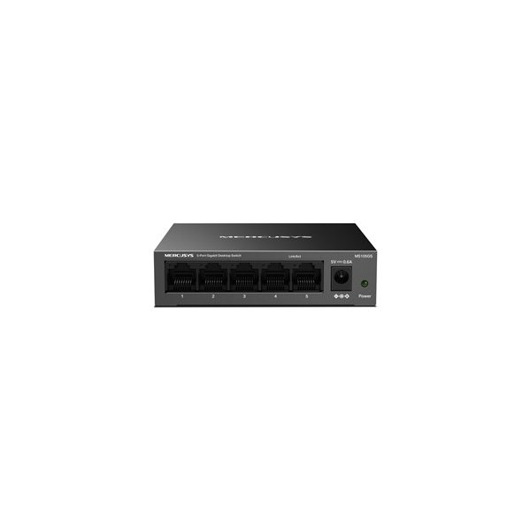 Mercusys 5-Port Gigabit Desktop Switch, svart