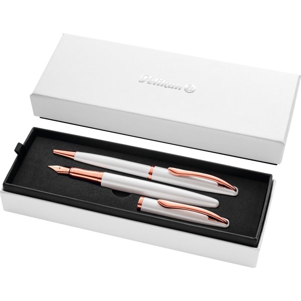 Pelikan Jazz N. Elegance Set, Res/Kulspets, pearl