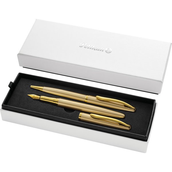 Pelikan Jazz N. Elegance Set, Res/Kulspets, gold