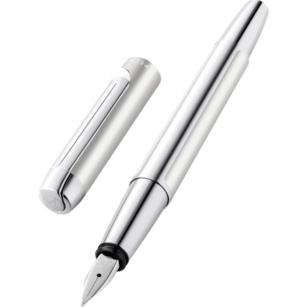 Pelikan Pura Reservoarpenna, EF, silver