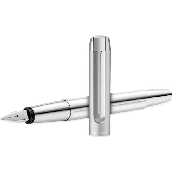 Pelikan Pura Fyllfpenna, F, silver