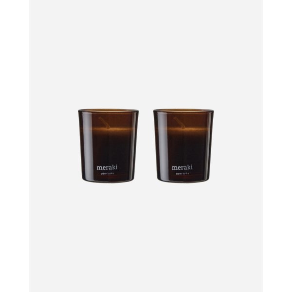 Meraki Doftljus, Warm tonka, 2 st