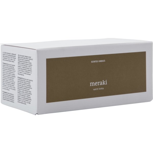 Meraki Doftljus, Warm tonka, 2 st