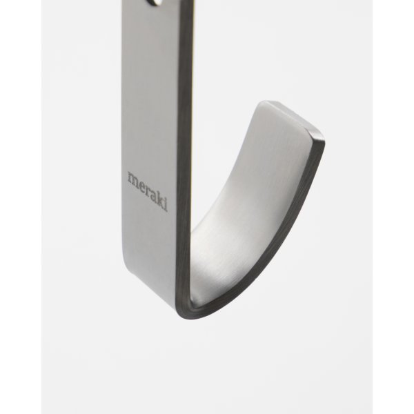 Meraki Krok, 3st, borstade silverfinish