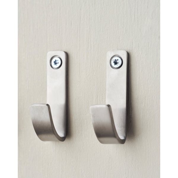 Meraki Krok, 3st, borstade silverfinish