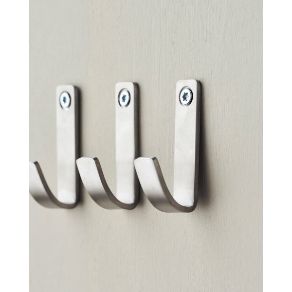Meraki Krok, 3st, borstade silverfinish