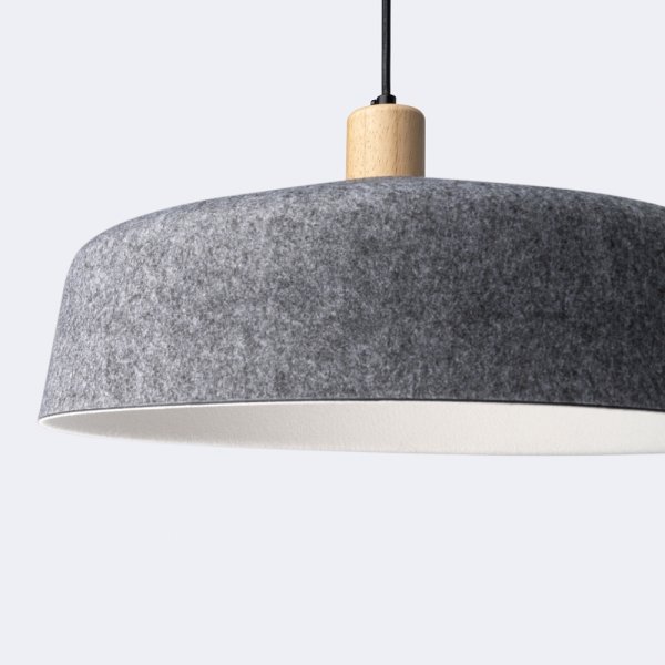 Felta Pendel filtlampa, grå