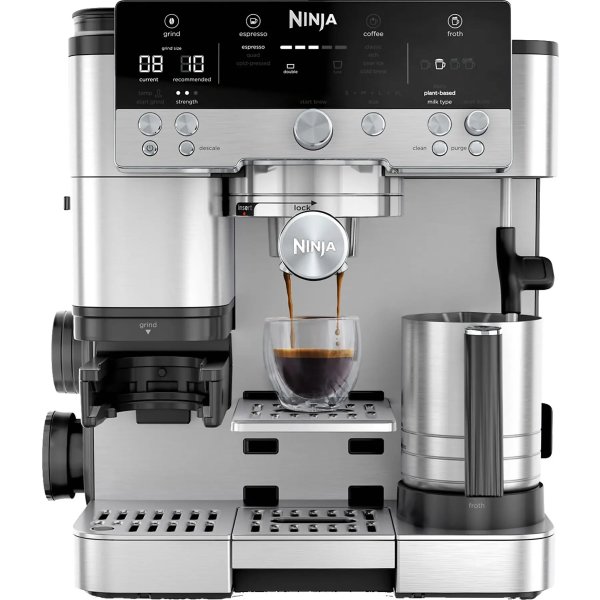 Ninja Luxe Café Premier espressomaskin, silver