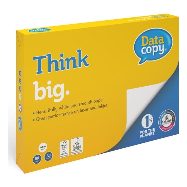 DataCopy kopieringspapper A3 | 80 g | 500 ark