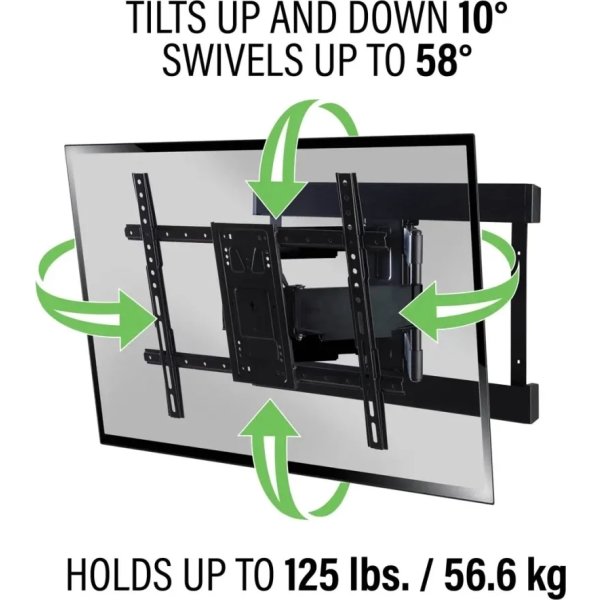 Sanus TV-fäste Max Vesa 600x450 Full Motion, svart