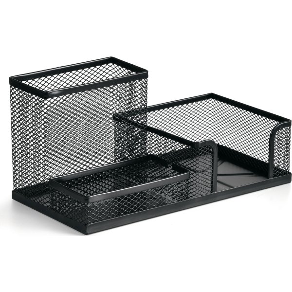 Office MESH Penn- och anteckningshållare | Svart