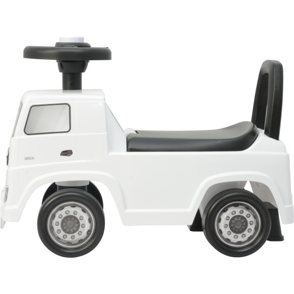 Gåbil Mercedes Actros lastbil för barn, vit