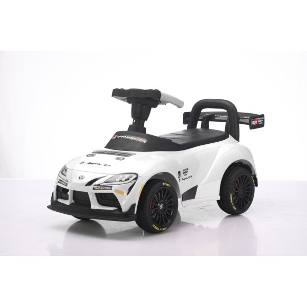 Gåbil Toyota Supra GT-4 för barn, vit