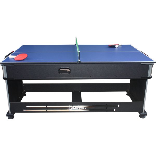 Stanlord 3-i-1 bord, Lucca 6 fot, svart