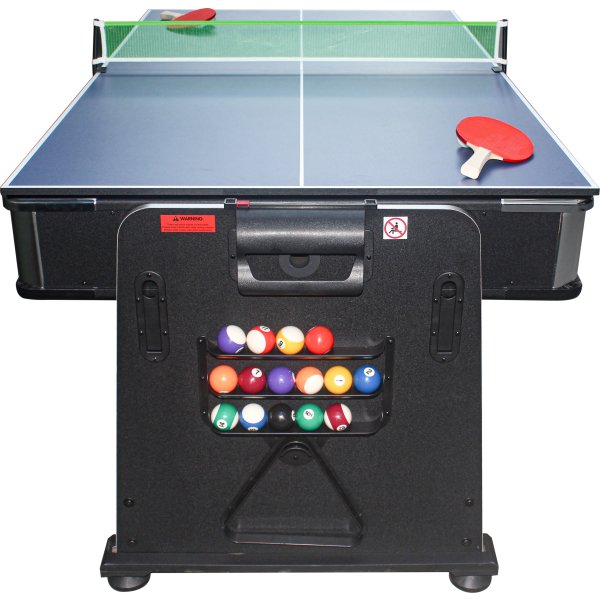 Stanlord 3-i-1 bord, Lucca 6 fot, svart