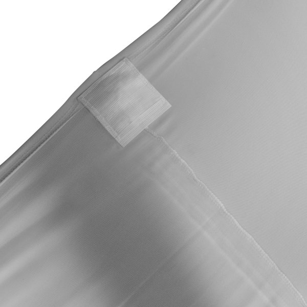 Parkduk t/runt ståbord Ø80-110 cm, vit