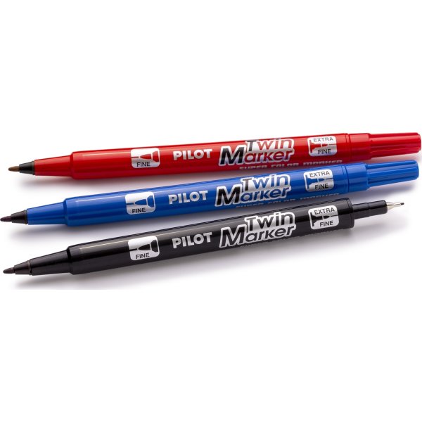 Pilot Twin Marker BG, svart