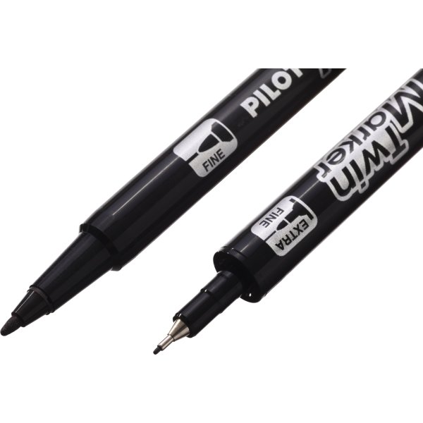 Pilot Twin Marker BG, svart