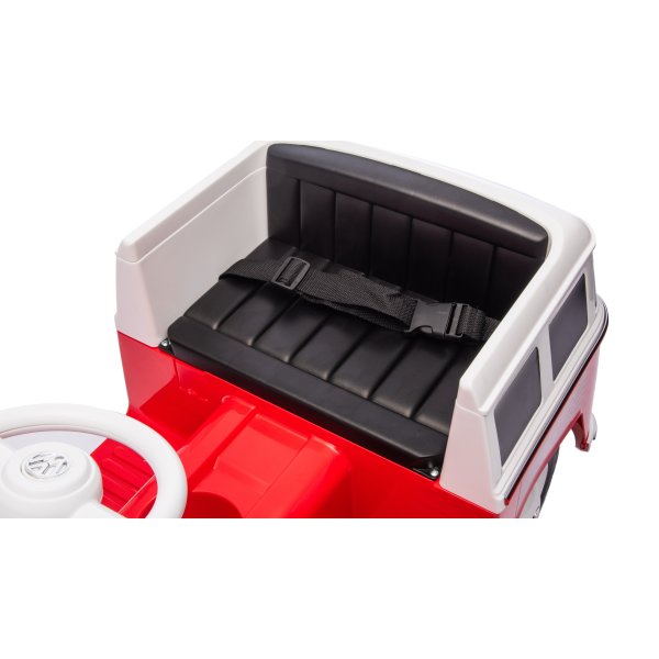 Elbil VW T1 barnbil, 12V, röd