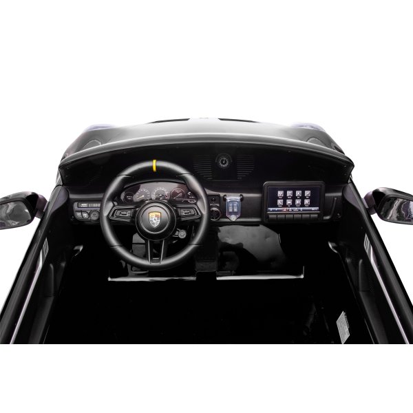 Elbil Porsche Spyder 911 GT3 barnbil, svart