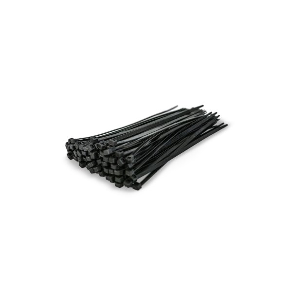 Kabelband 2,5x100 mm, Svart, 100 st.