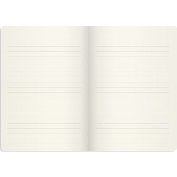 Burde Deluxe Anteckningsbok | A6 | Linj. | Svart