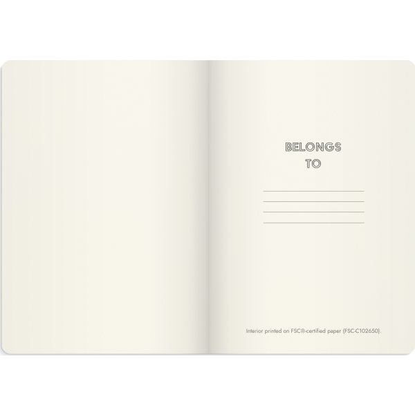 Burde Deluxe Anteckningsbok | A6 | Linjerad | Brun