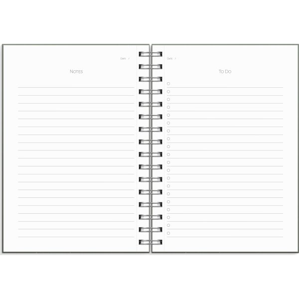 Burde Anteckningsbok | Notebook To Do | A5 | Grön