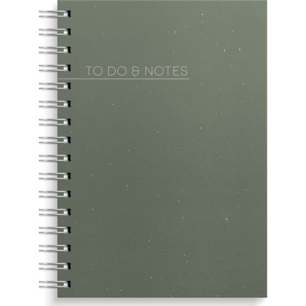 Burde Anteckningsbok | Notebook To Do | A5 | Grön