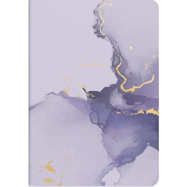 Burde Anteckningar | 14x21 cm | 2-p | Lilac&Black