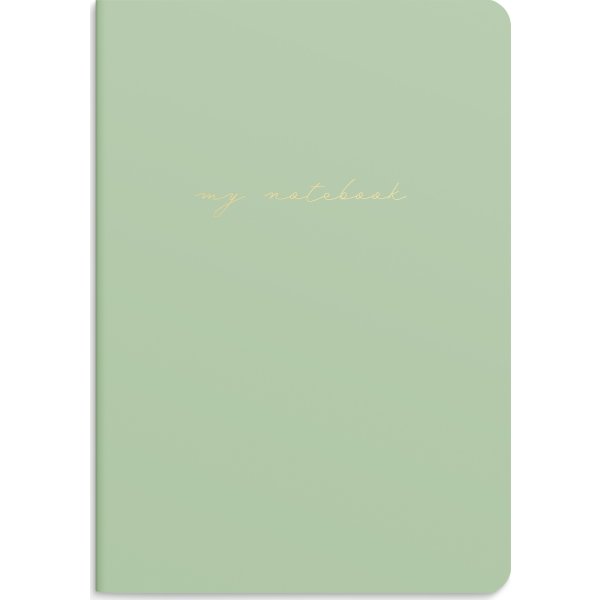 Burde Anteckning | 14x21 cm | 2-pk | Green&Pattern