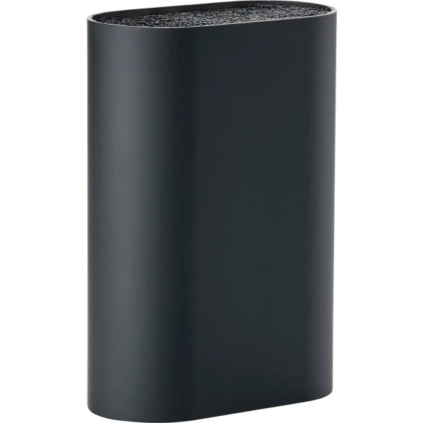 Zone Singles Knivblock, 17 x 9 x 24 cm, svart
