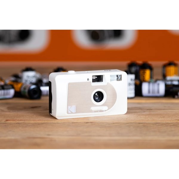 Kodak Film Kamera S88 Motoriserad Linne, Vit