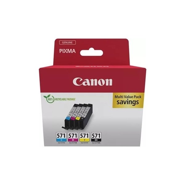 Canon CLI-571 Bläckpatroner, sampack