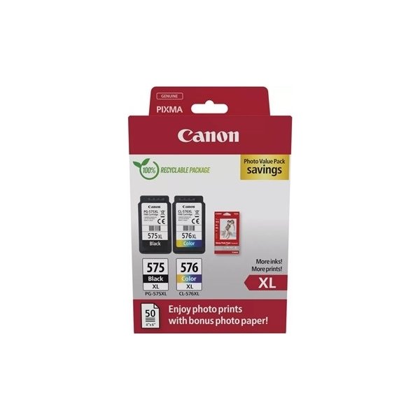 Canon PG-575XL/CL-576XL Bläckpatroner, s, XL