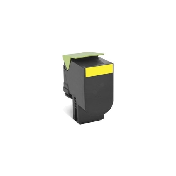 Lexmark CS510 Lasertoner, gul, 4 000 sidor