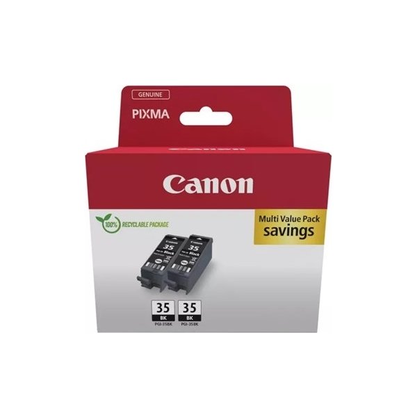 Canon PGI-35 Bläckpatroner, svart, 2-pack