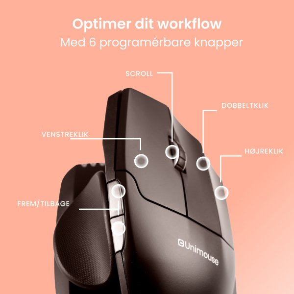 Contour Unimouse, höger hand, kabelansluten