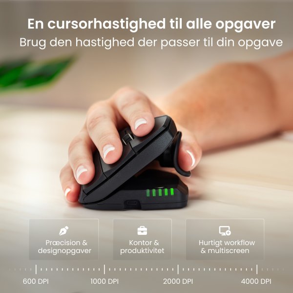 Contour Unimouse, höger hand, trådlös