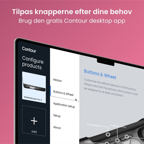 Contour RollerMouse Pro3, svart