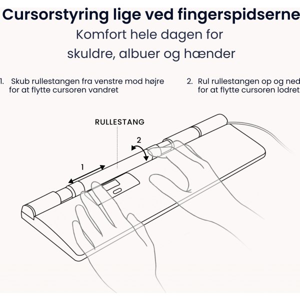 Contour RollerMouse Pro Wired Extended WR | Grå