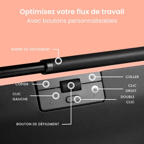 Contour RollerMouse Pro Wireless Regular WR | Grå